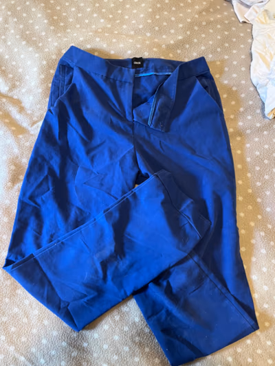 Smart Royal Blue Trousers by ASOS — pre-loved on Thrifted.mt