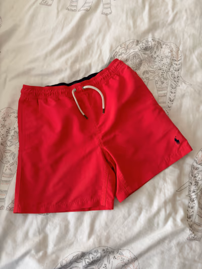 Red Ralph Lauren Swim Shorts by Polo Ralph Lauren — pre-loved on Thrifted.mt