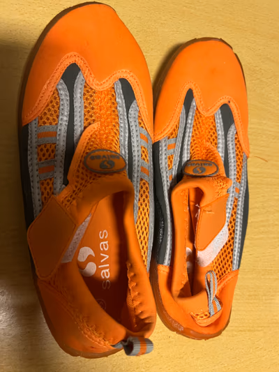 Salvas Orange Water Shoes by Salvas — pre-loved on Thrifted.mt