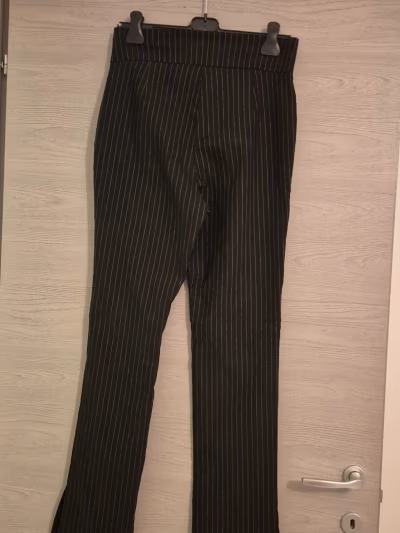 NA-KD Pinstriped Slit Trousers by NA-KD — pre-loved on Thrifted.mt