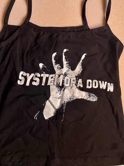 System of a Down tank top — pre-loved on Thrifted.mt