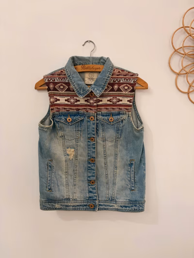 Denim Vest - Size XS — pre-loved on Thrifted.mt