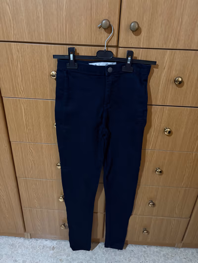 Denim Co Navy High Waisted Trousers by Denim Co — pre-loved on Thrifted.mt