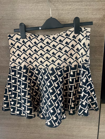 Patterned Flare Mini Skirt by C&A — pre-loved on Thrifted.mt