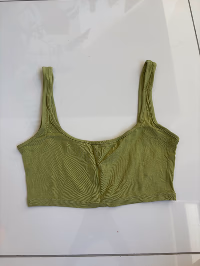 Lime Green Crop Top Bralette by SHEIN — pre-loved on Thrifted.mt