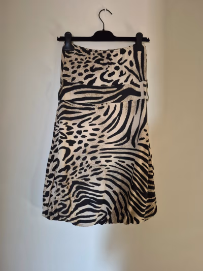 Black and brown animal print dress — pre-loved on Thrifted.mt