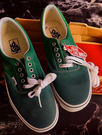 Dark green gradient vans  by Vans  — pre-loved on Thrifted.mt