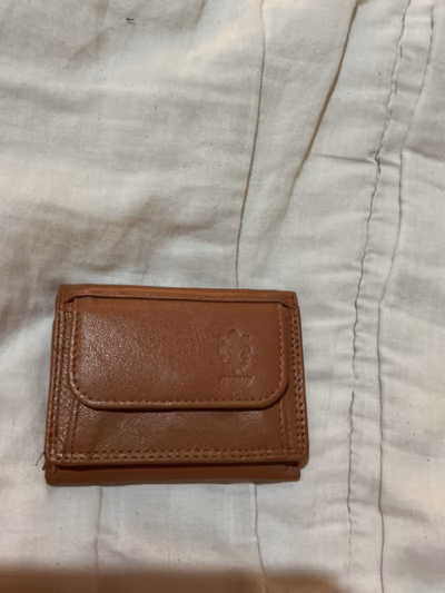 Genuine Leather Tri-Fold Wallet — pre-loved on Thrifted.mt