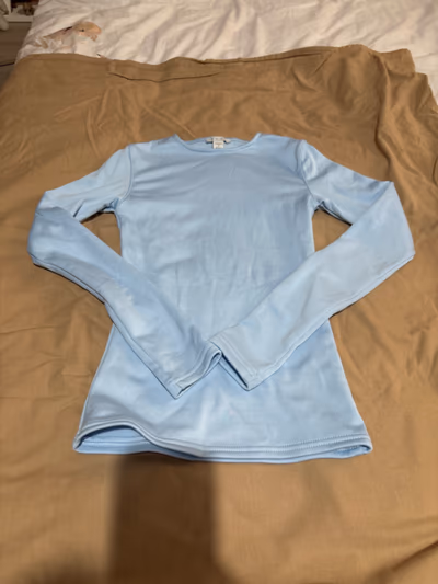 Light Blue Long-Sleeve Top — pre-loved on Thrifted.mt