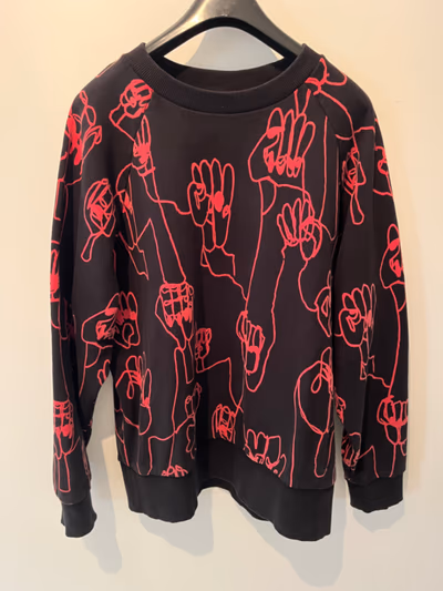 Collusion Rene Matic Printed Sweatshirt by Collusion — pre-loved on Thrifted.mt
