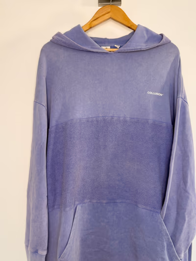 Collusion Oversized Washed Purple Hoodie — pre-loved on Thrifted.mt