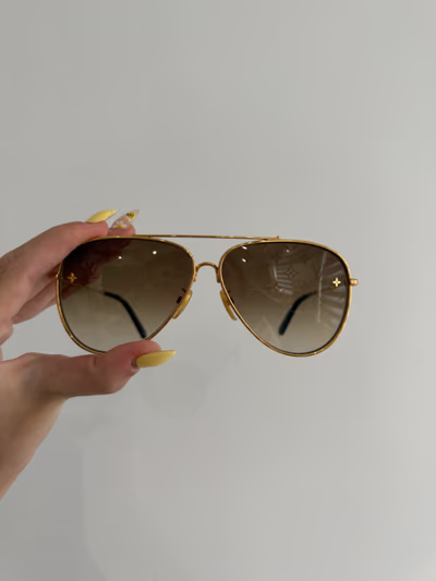 Louis Vuitton Aviator Style Sunglasses by Louis Vuitton — pre-loved on Thrifted.mt