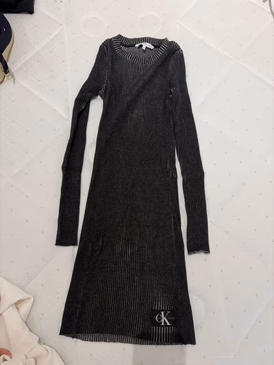 Calvin Klein Ribbed Knit Dress by Calvin Klein — pre-loved on Thrifted.mt