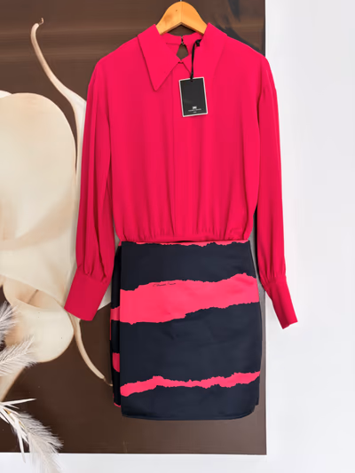 Elisabetta Franchi Blouse Skirt Dress by Elisabetta Franchi — pre-loved on Thrifted.mt