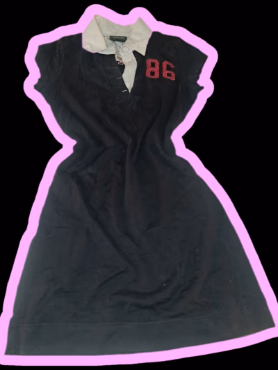100% Cotton - Authentic Peak Performance  -  Vintage 1998 Polo Dress with Back Embroidery (XS) by Peak Performance — pre-loved on Thrifted.mt