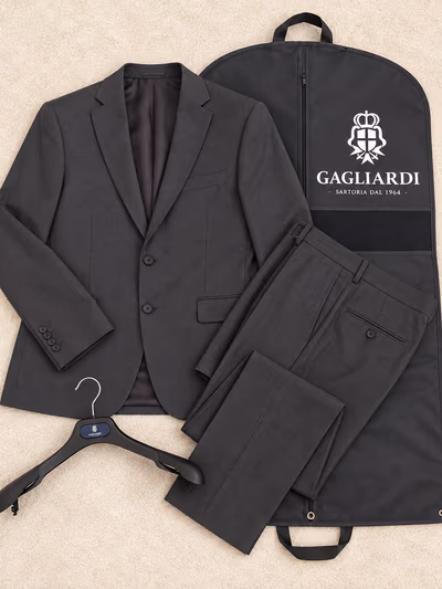 Gagliardi Mens Charcoal Wool Suit  by Gagliardi — pre-loved on Thrifted.mt