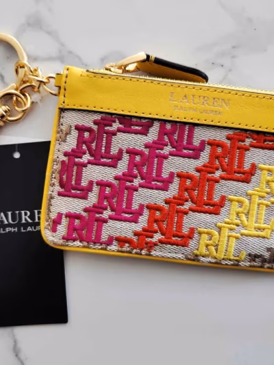 Ralph Lauren Logo Card Case by LAUREN RALPH LAUREN — pre-loved on Thrifted.mt