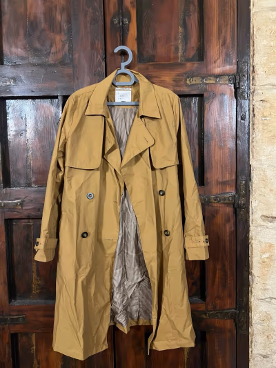 Classic Camel Trench Coat by A New Day — pre-loved on Thrifted.mt
