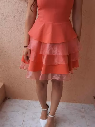 Chic Tiered Ruffle Mini Dress — pre-loved on Thrifted.mt