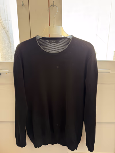 SOHO Black Crew Neck Sweater by SOHO — pre-loved on Thrifted.mt