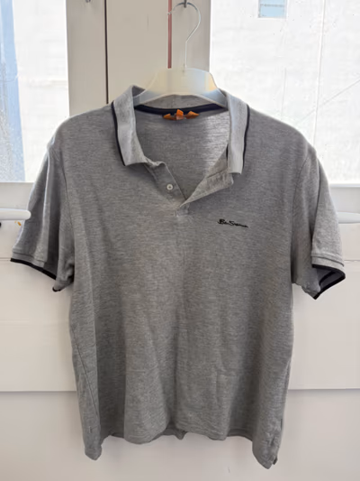 Ben Sherman Grey Polo Shirt by Ben Sherman — pre-loved on Thrifted.mt