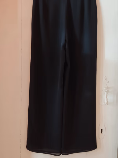 Black wide leg trousers by Marks & Spencer — pre-loved on Thrifted.mt
