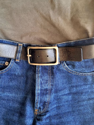 Black Leather Belt