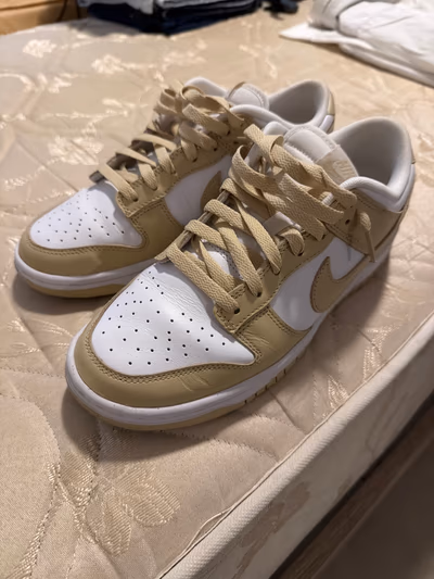 Nike Dunk Low Beige Trainers by Nike — pre-loved on Thrifted.mt