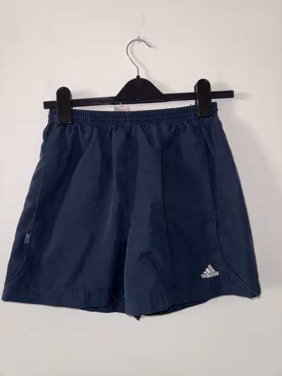 Adidas Navy Blue Sports Shorts by Adidas — pre-loved on Thrifted.mt