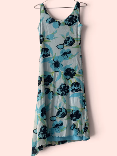 Floral Print Sleeveless Midi Dress by SURE — pre-loved on Thrifted.mt