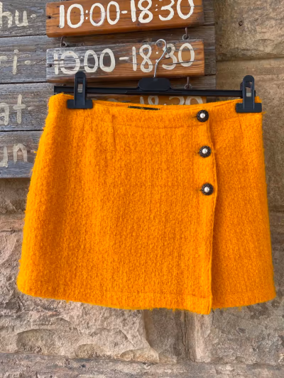 Kookai Bouclé A-Line Mini Skirt