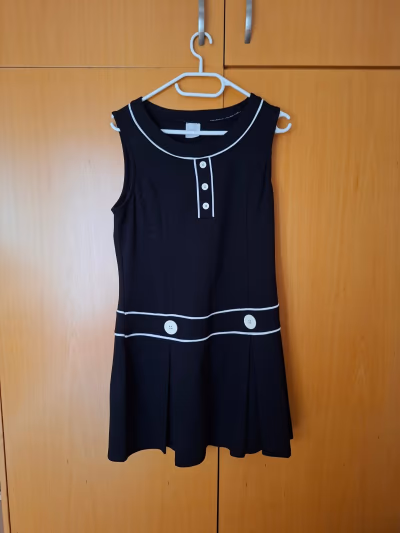 Black Mod Style Mini Dress — pre-loved on Thrifted.mt