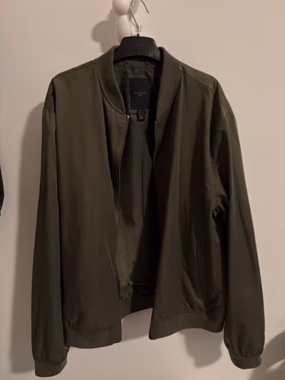 Olive Green Bomber Jacket by New Look — pre-loved on Thrifted.mt