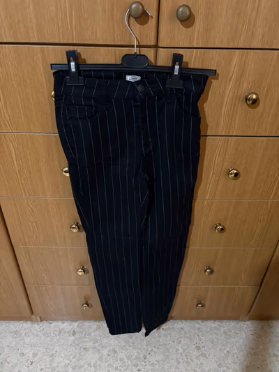 Pimkie black pinstripe trousers