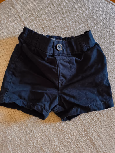 Baby black cotton shorts by Next — pre-loved on Thrifted.mt