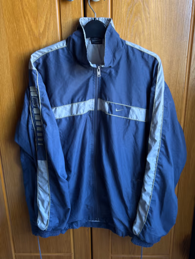 Vintage Nike Embroidered Track Jacket by Nike — pre-loved on Thrifted.mt