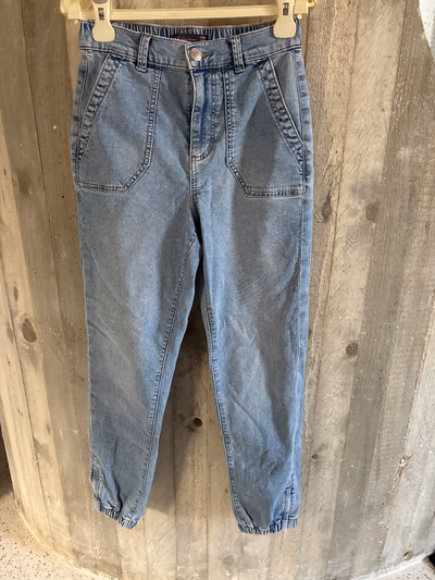 M&S Elasticated Waist Denim Joggers by M&S Collection — pre-loved on Thrifted.mt