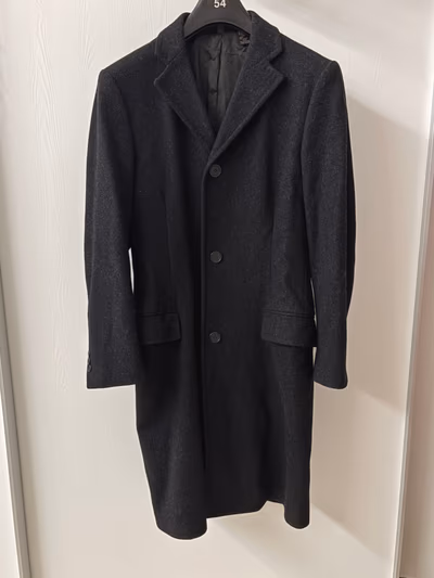 Dark Grey Coat for Men by Zara — pre-loved on Thrifted.mt