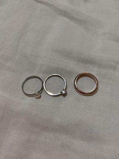 Set of Three Stackable Rings — pre-loved on Thrifted.mt