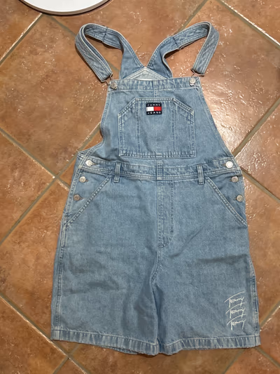 Tommy Jeans Denim Dungarees by Tommy Jeans — pre-loved on Thrifted.mt