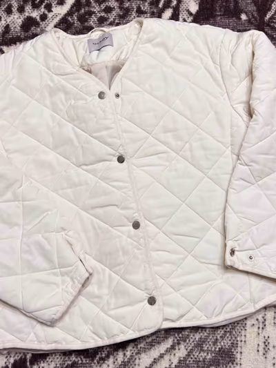 Quilted Collarless Button Jacket — pre-loved on Thrifted.mt