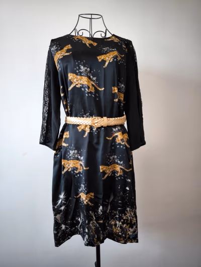 Zara Woman leopard print dress by Zara — pre-loved on Thrifted.mt