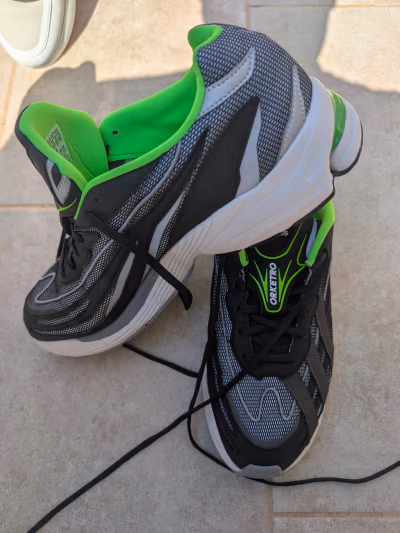 Adidas Orketro Black Green Trainers EU47. 5/UK12 by Adidas — pre-loved on Thrifted.mt