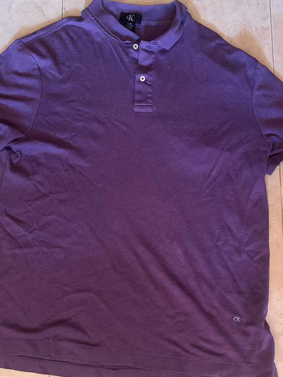 Calvin Klein Purple Polo Shirt by Calvin Klein — pre-loved on Thrifted.mt