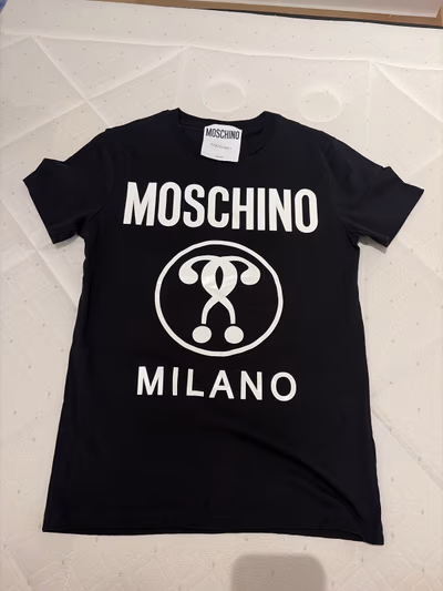 Moschino Milano Graphic Cotton Tee by Moschino — pre-loved on Thrifted.mt