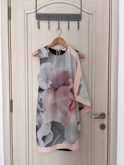 Ted Baker Floral Draped Dress by Ted Baker — pre-loved on Thrifted.mt