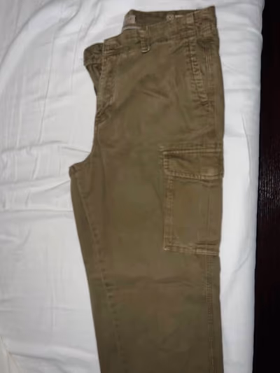 Olive Green Cargo Trousers by Selected Homme — pre-loved on Thrifted.mt