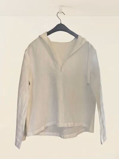 Max Mara Linen Hooded Top by Max Mara — pre-loved on Thrifted.mt