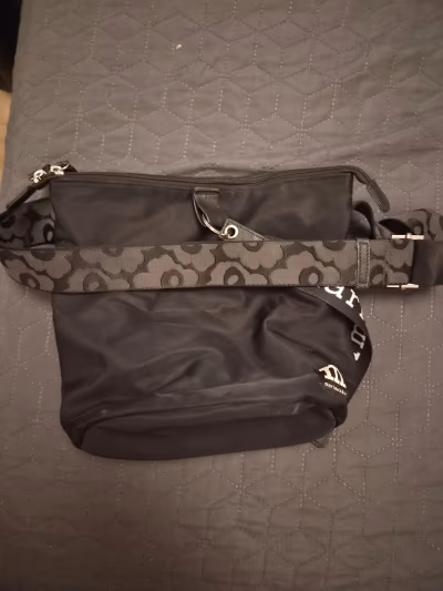 Marimekko Black Crossbody Bag by Marimekko — pre-loved on Thrifted.mt