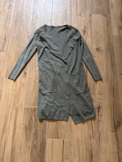Longline Open Front Knit Cardigan by No brand — pre-loved on Thrifted.mt